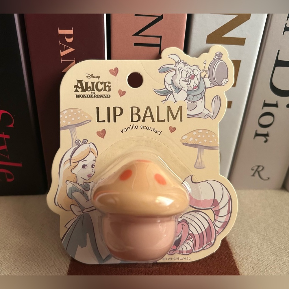 🍄‍🟫 New 🍄‍🟫 Alice in Wonderland Vanilla Scented Lip Balm 🍄‍🟫